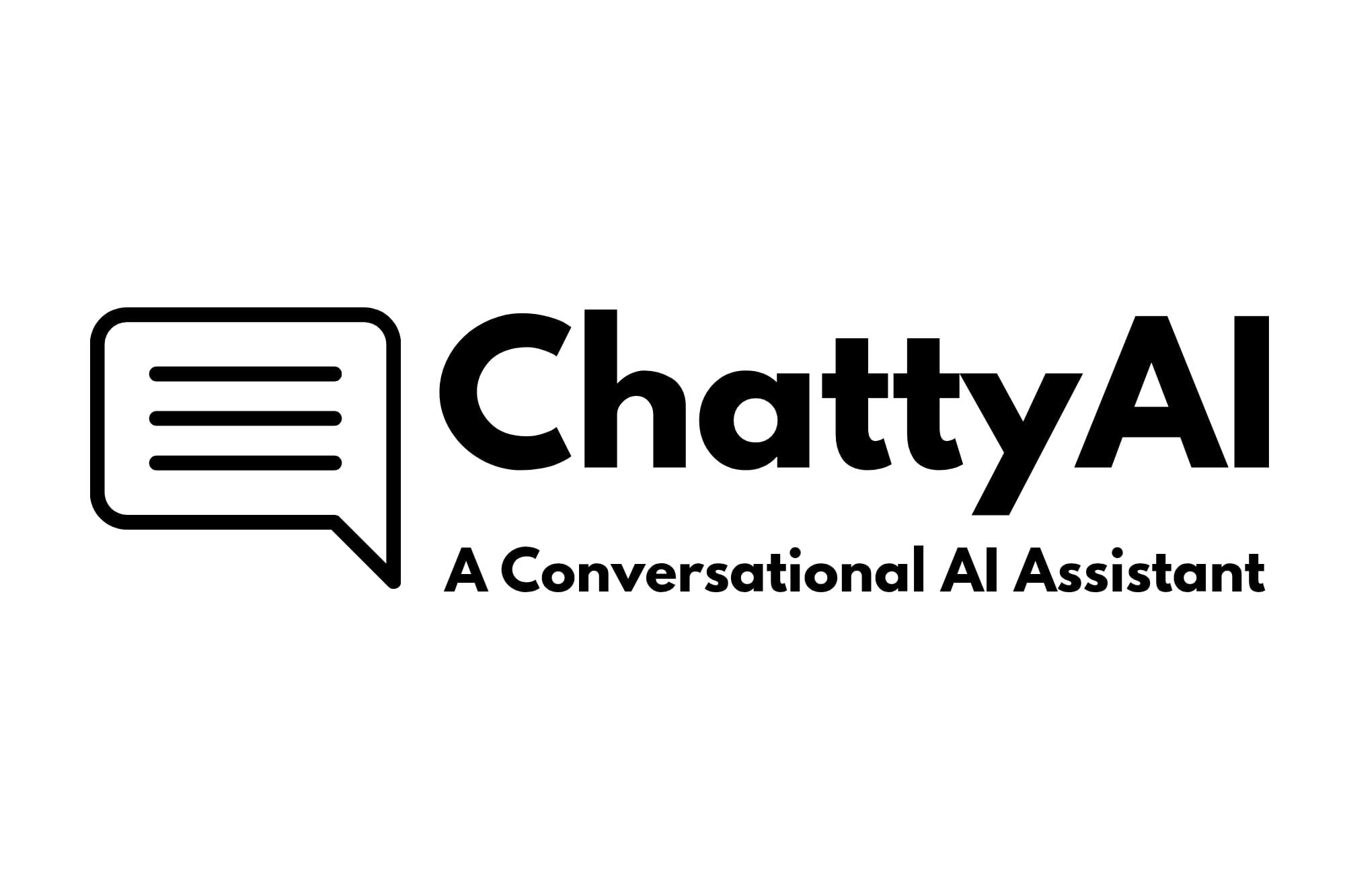 Screenshot of the ChattyAI – A Conversational AI Assistant project